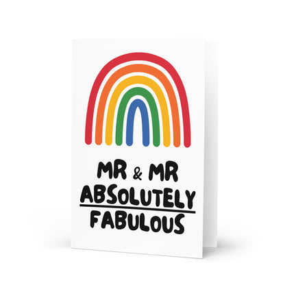 Mr and Mr Fabulous Card