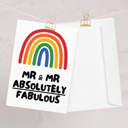 Mr and Mr Fabulous Card