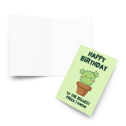 Cactus Birthday Card