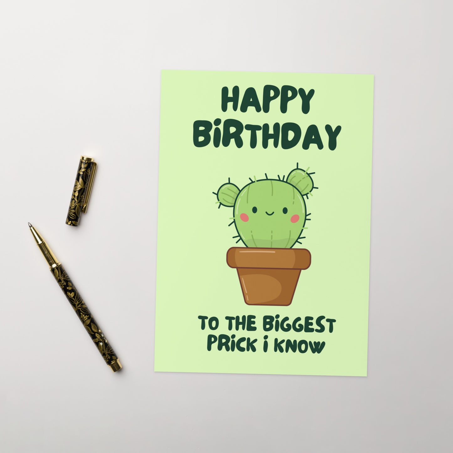 Cactus Birthday Card