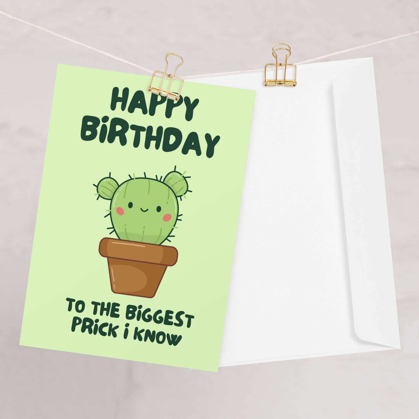 Cactus Birthday Card