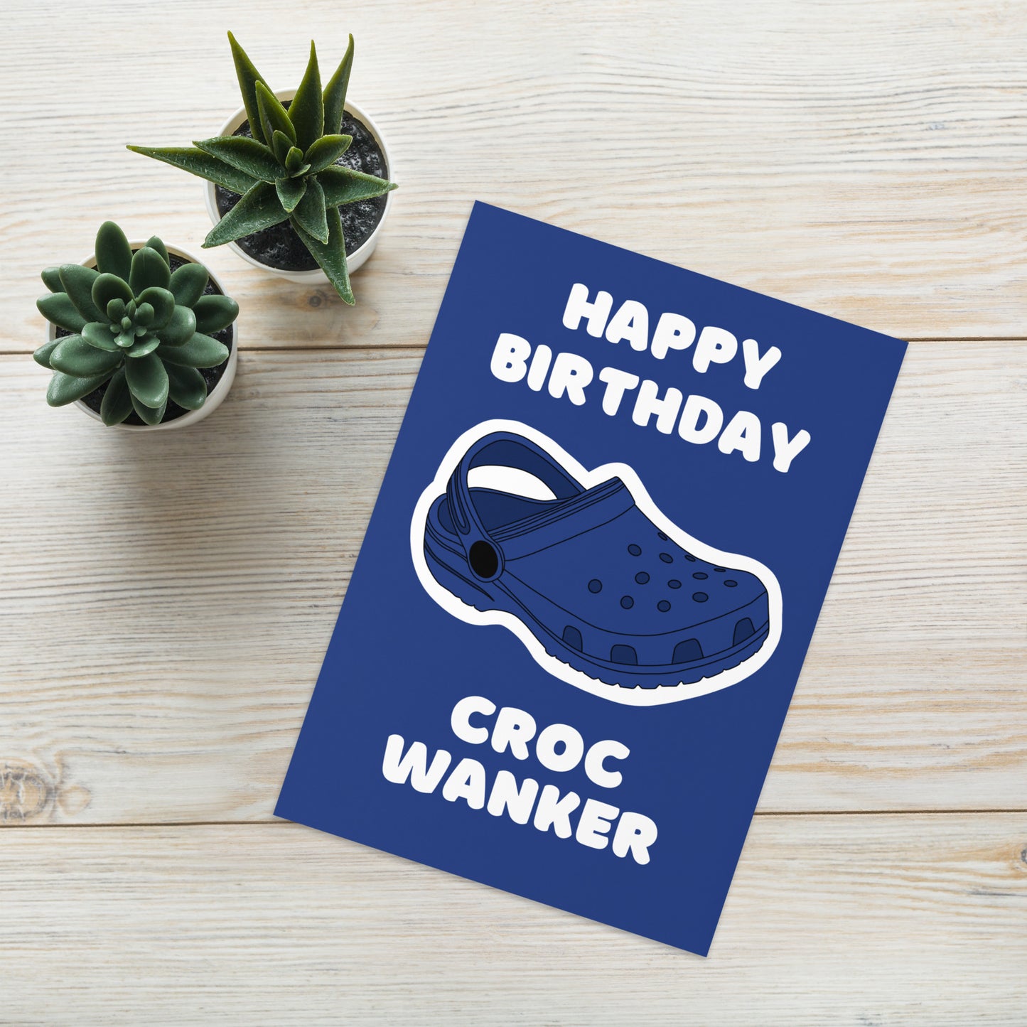 Croc Birthday Card