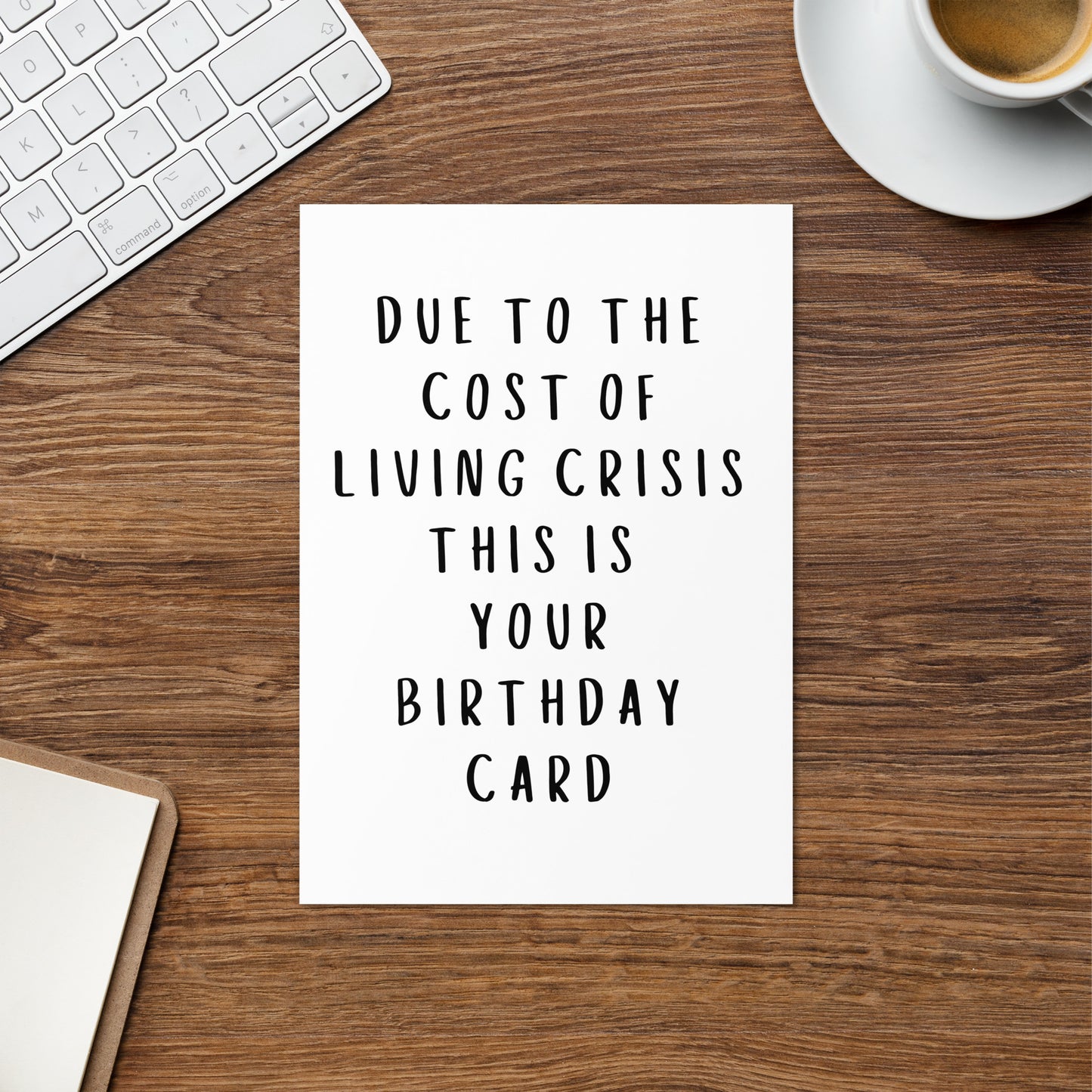 Cost of Living Crisis Birthday Card