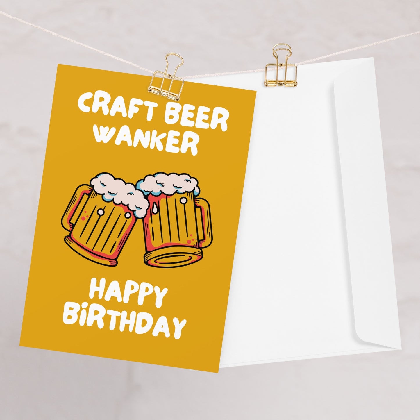 Craft Beer Birthday Card