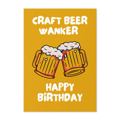 Craft Beer Birthday Card