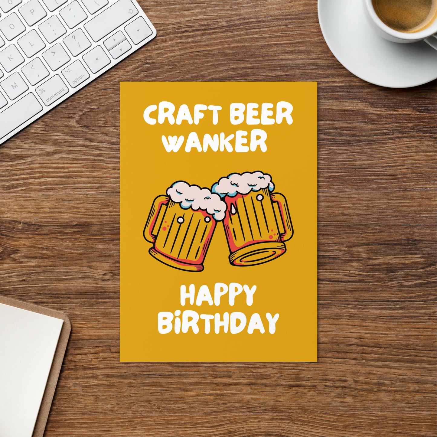 Craft Beer Birthday Card