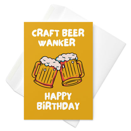 Craft Beer Birthday Card