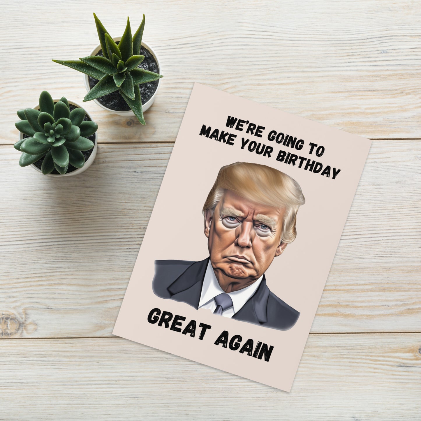 Trump Birthday Card