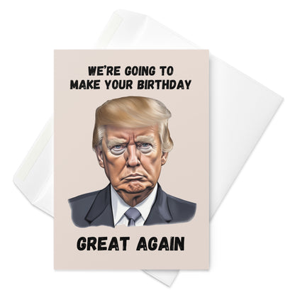 Trump Birthday Card