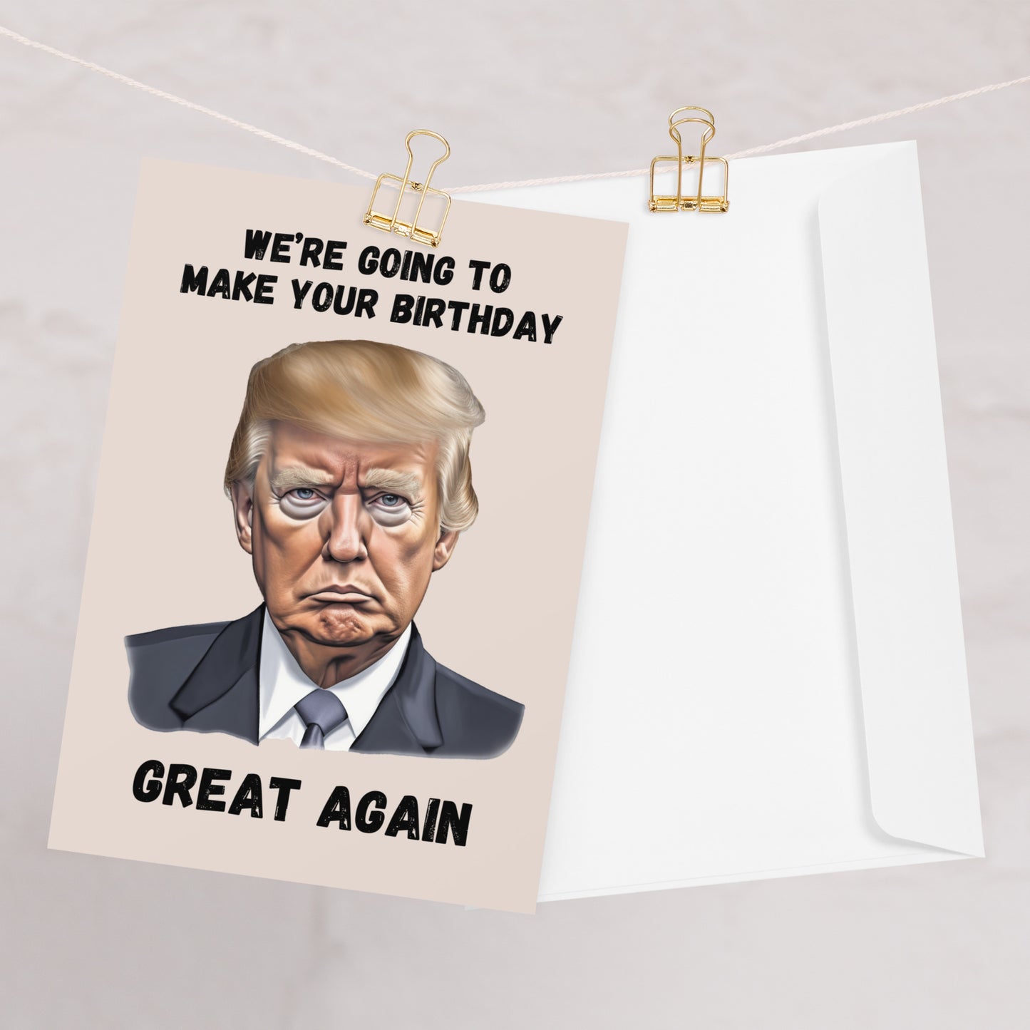 Trump Birthday Card