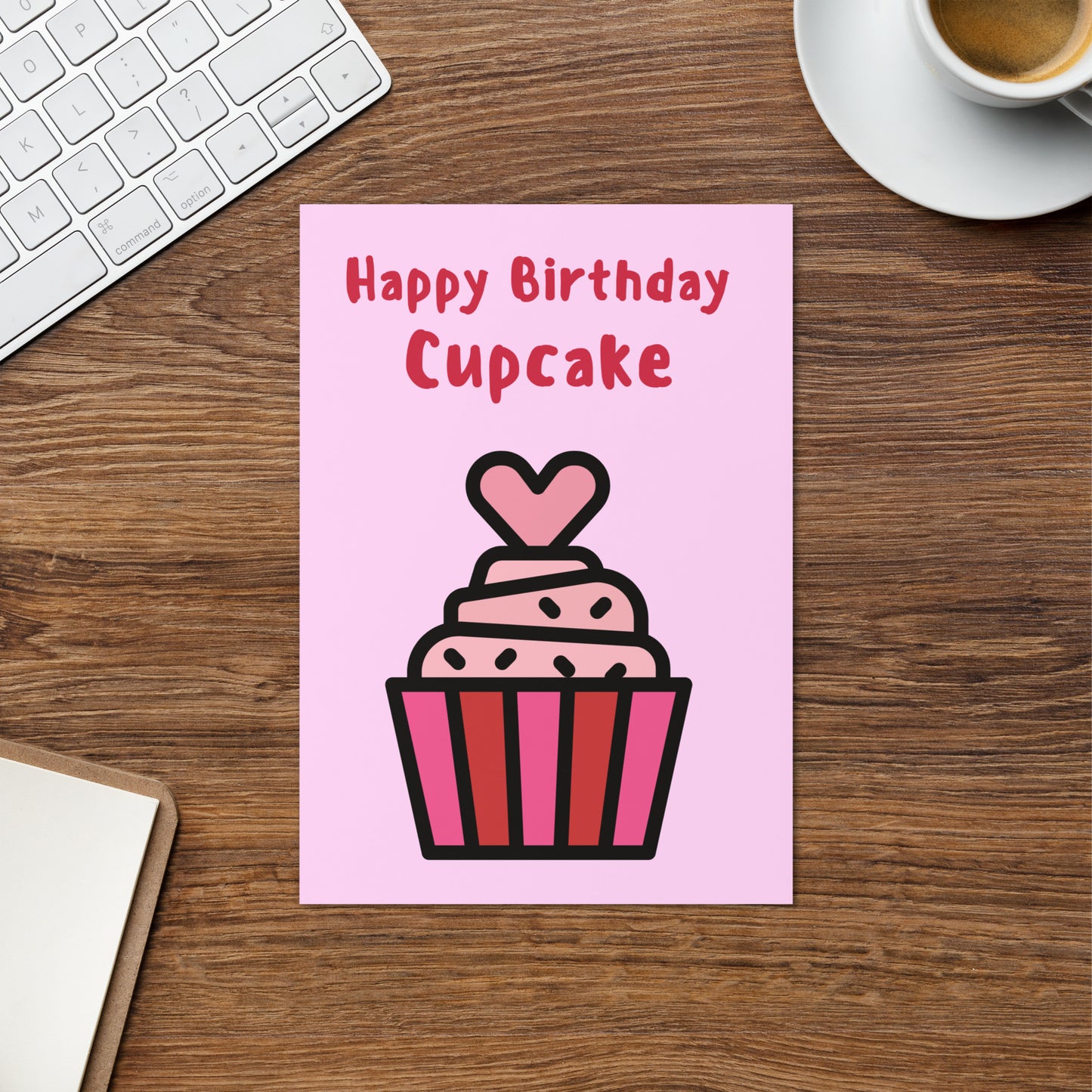 Happy Birthday Cupcake Card