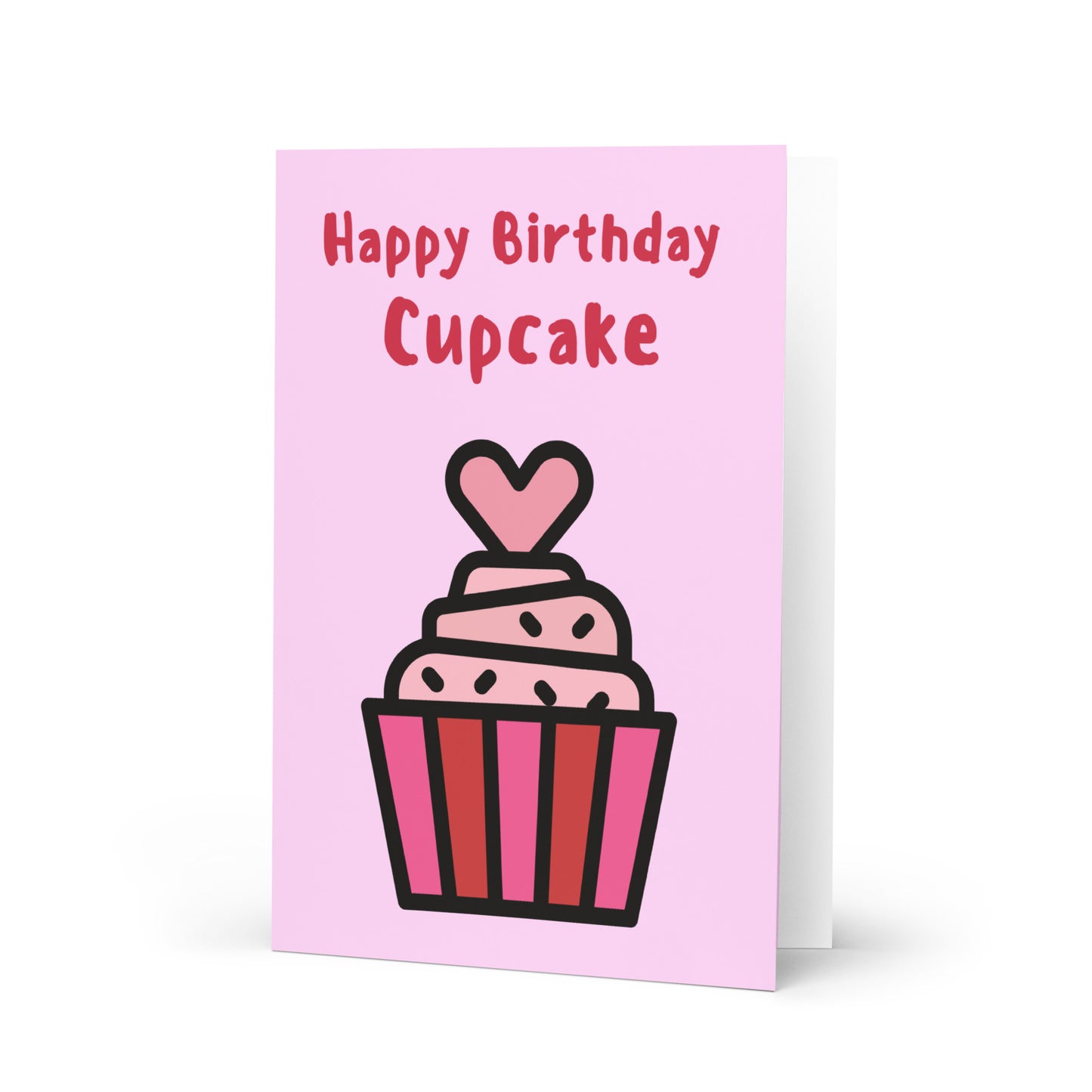 Happy Birthday Cupcake Card