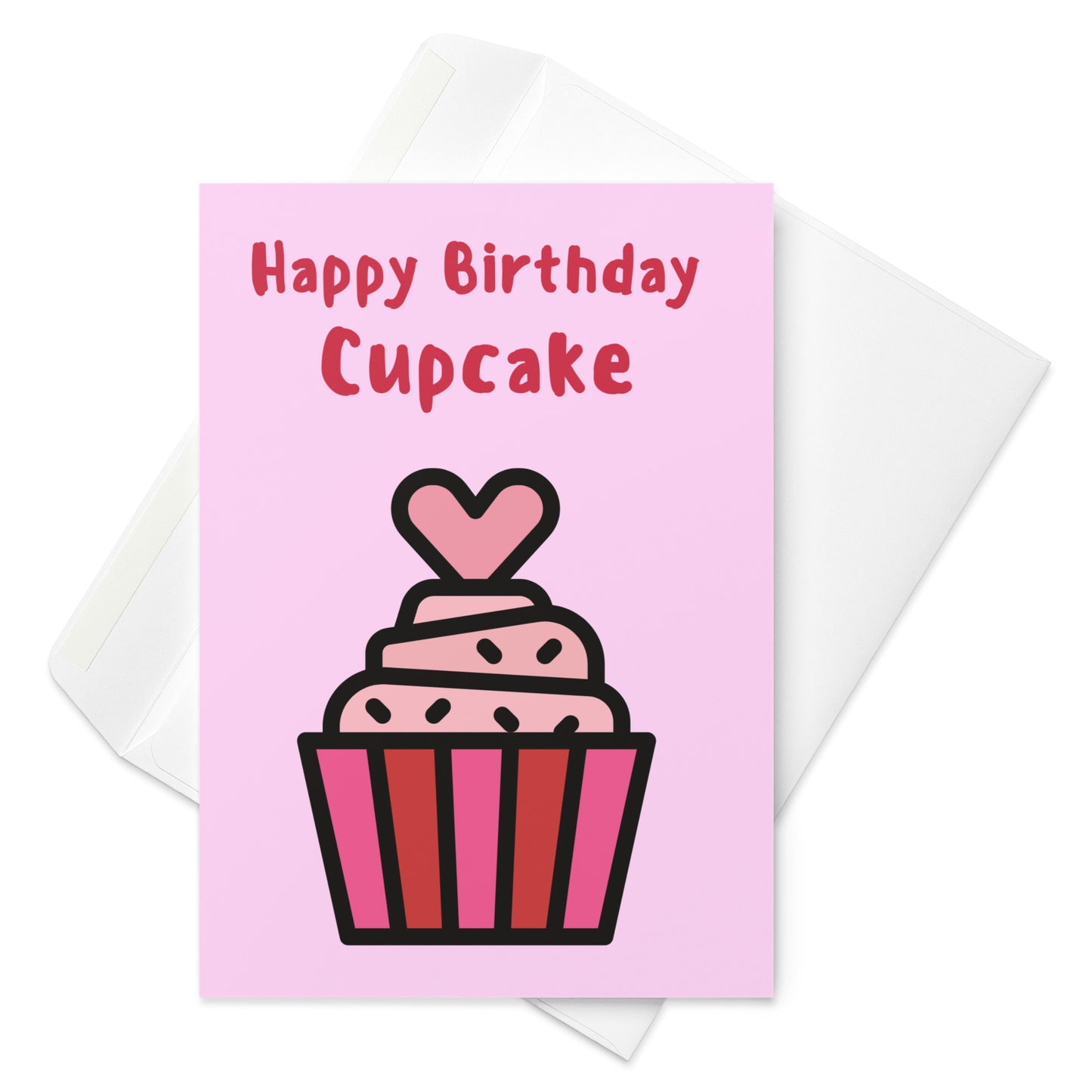 Happy Birthday Cupcake Card