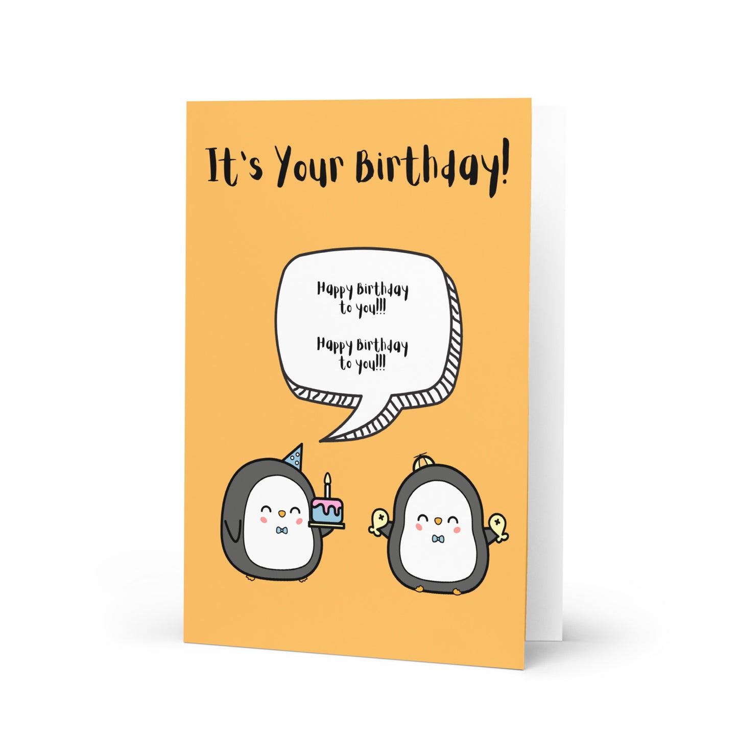 It's Your Birthday Penguin Card