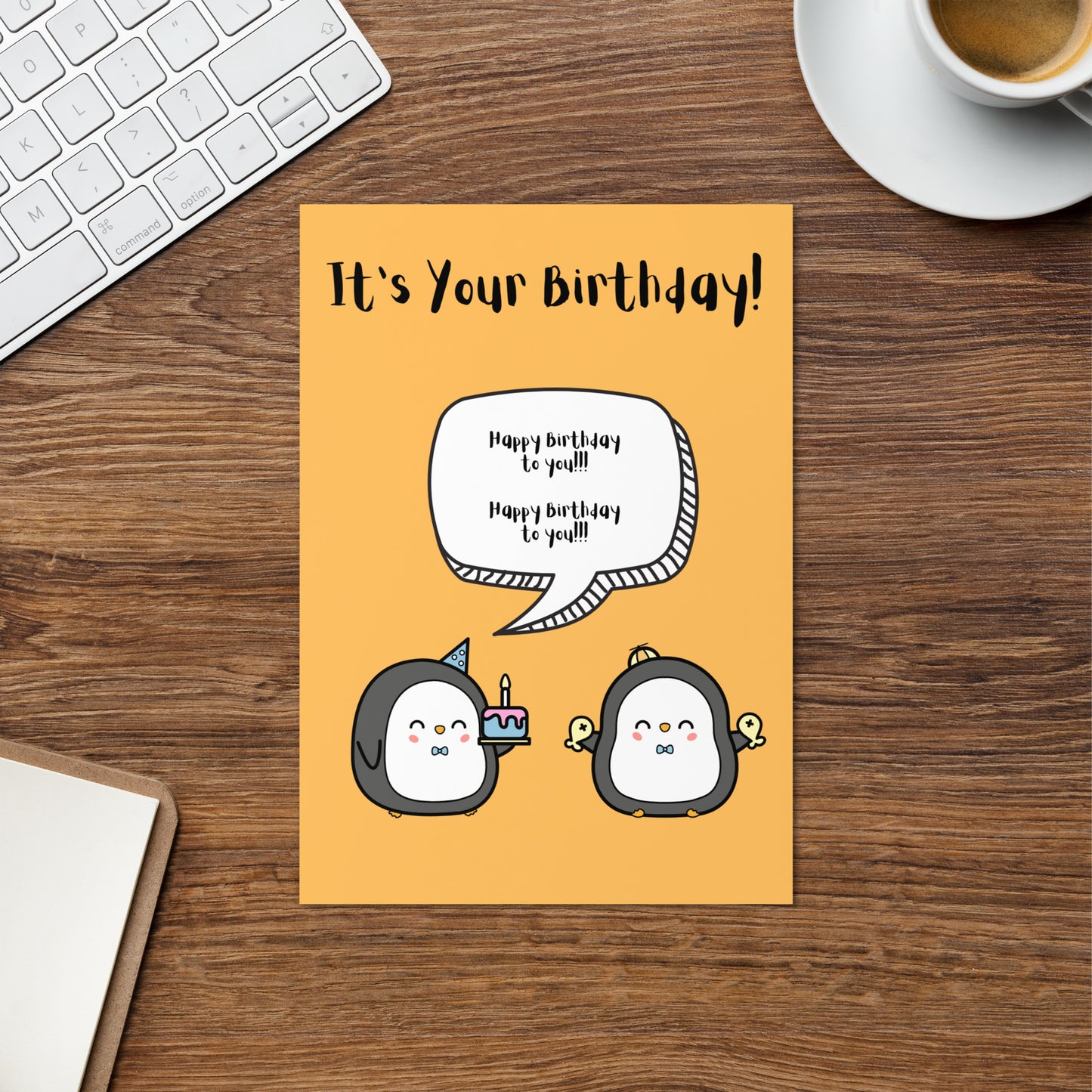 It's Your Birthday Penguin Card