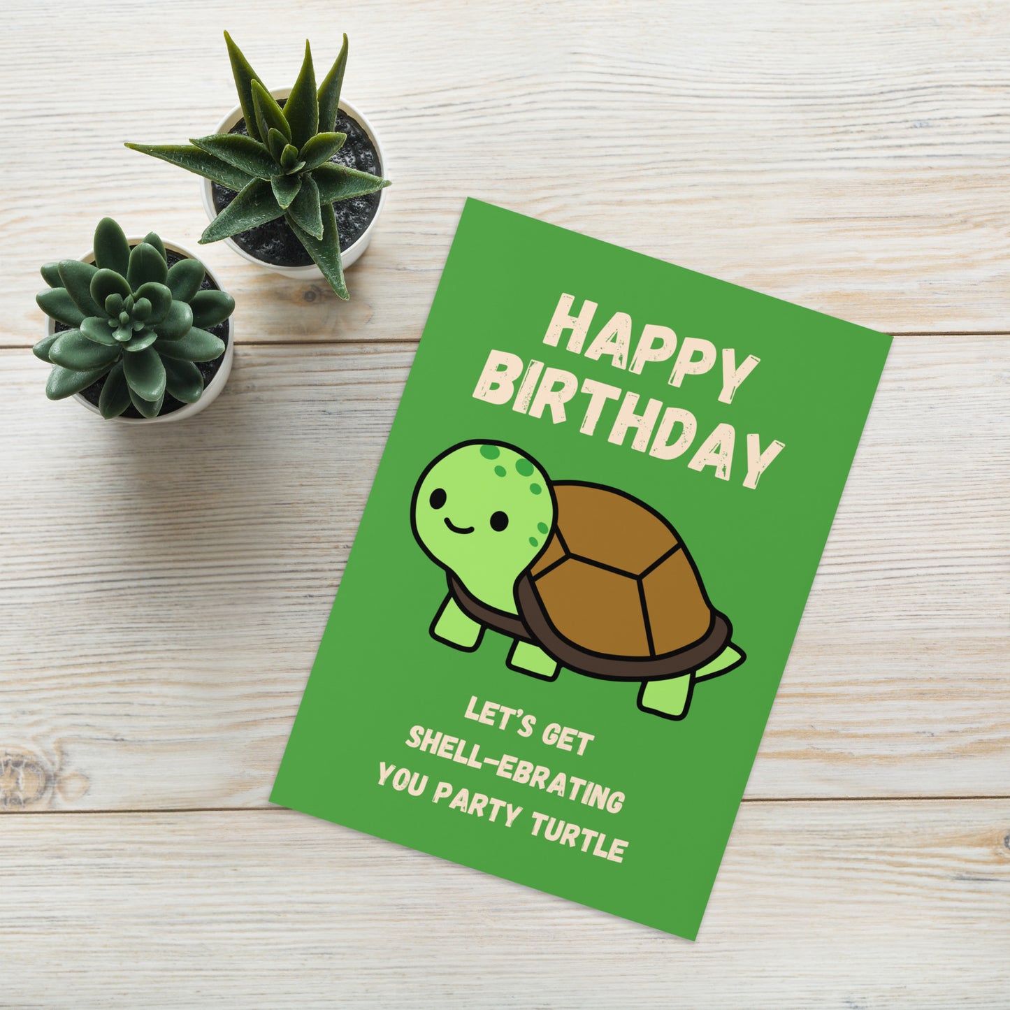 Turtle Birthday Card