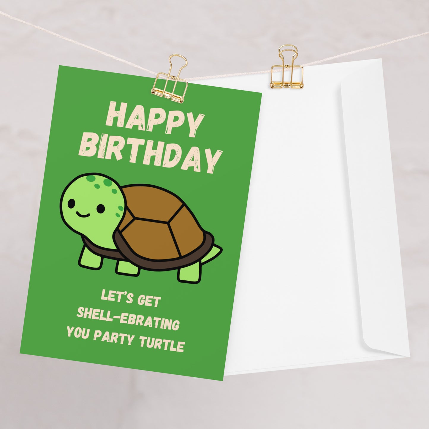 Turtle Birthday Card