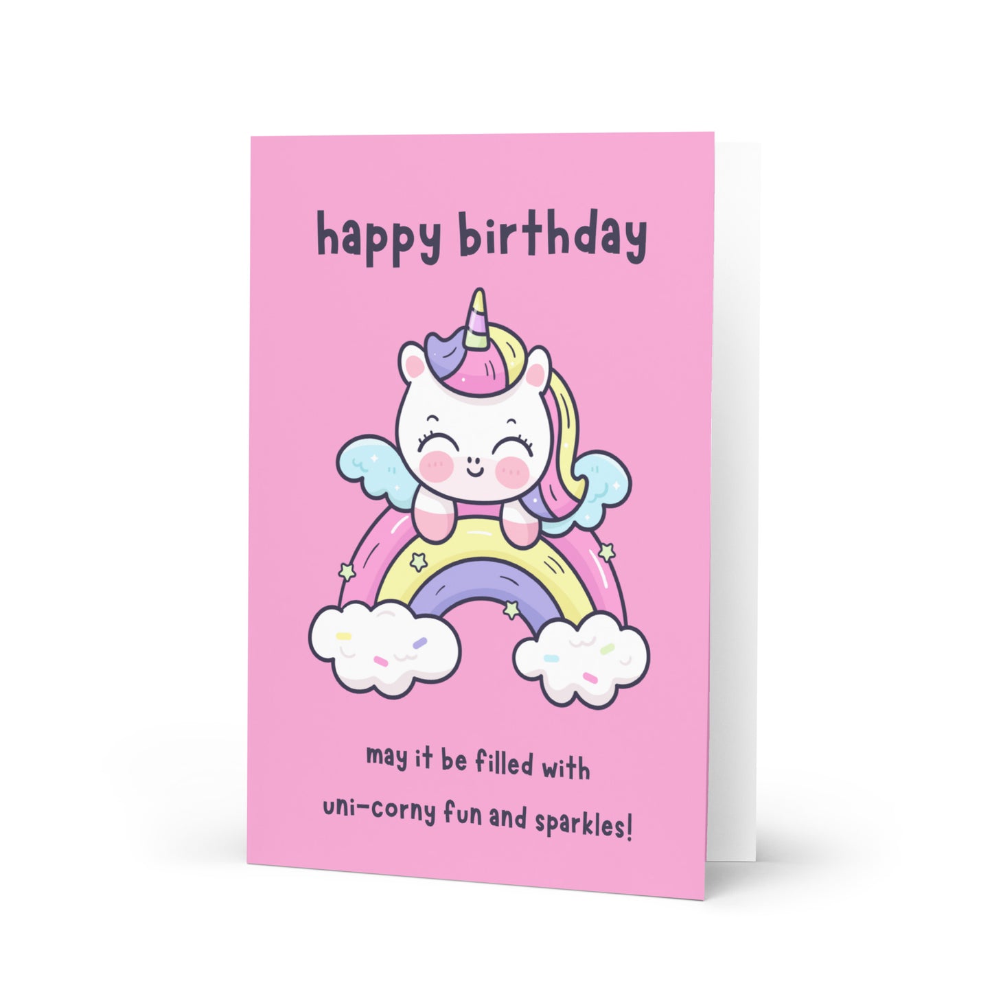 Unicorn Birthday Card