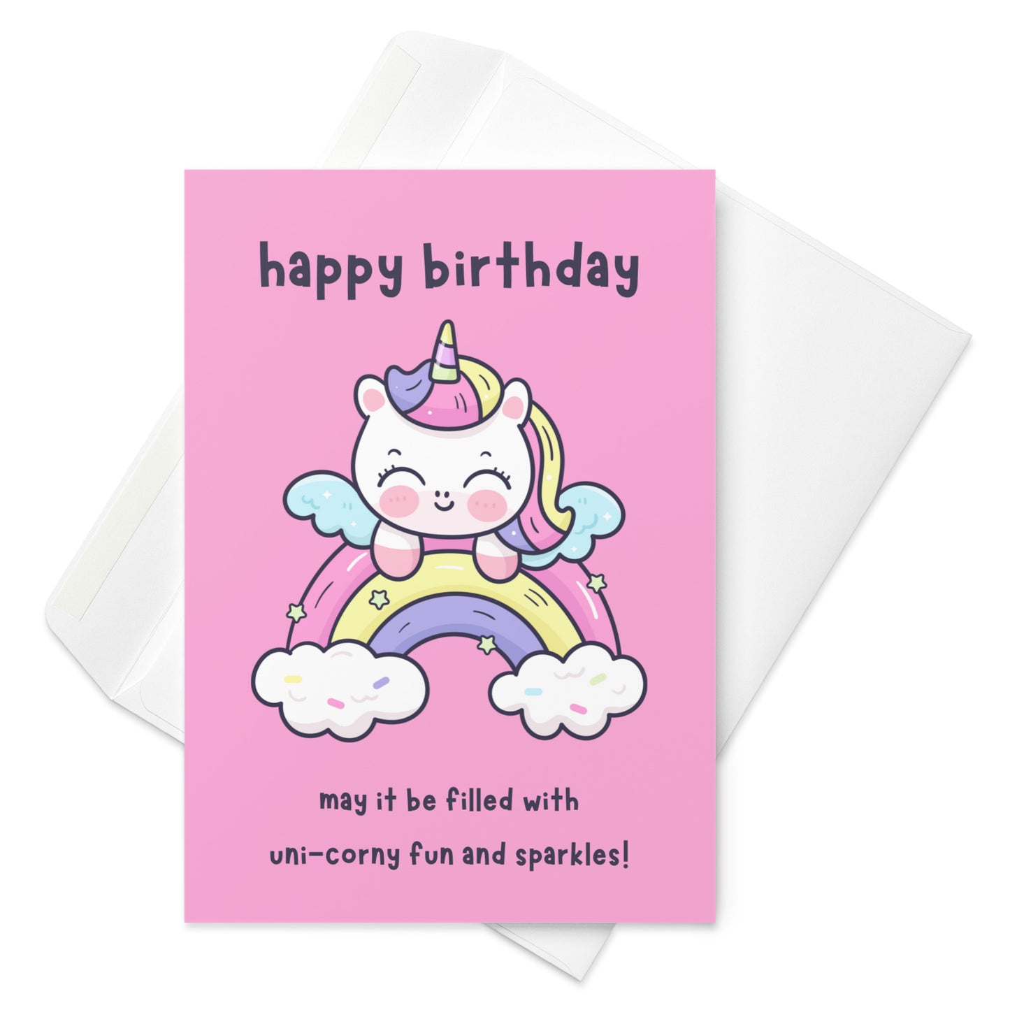 Unicorn Birthday Card