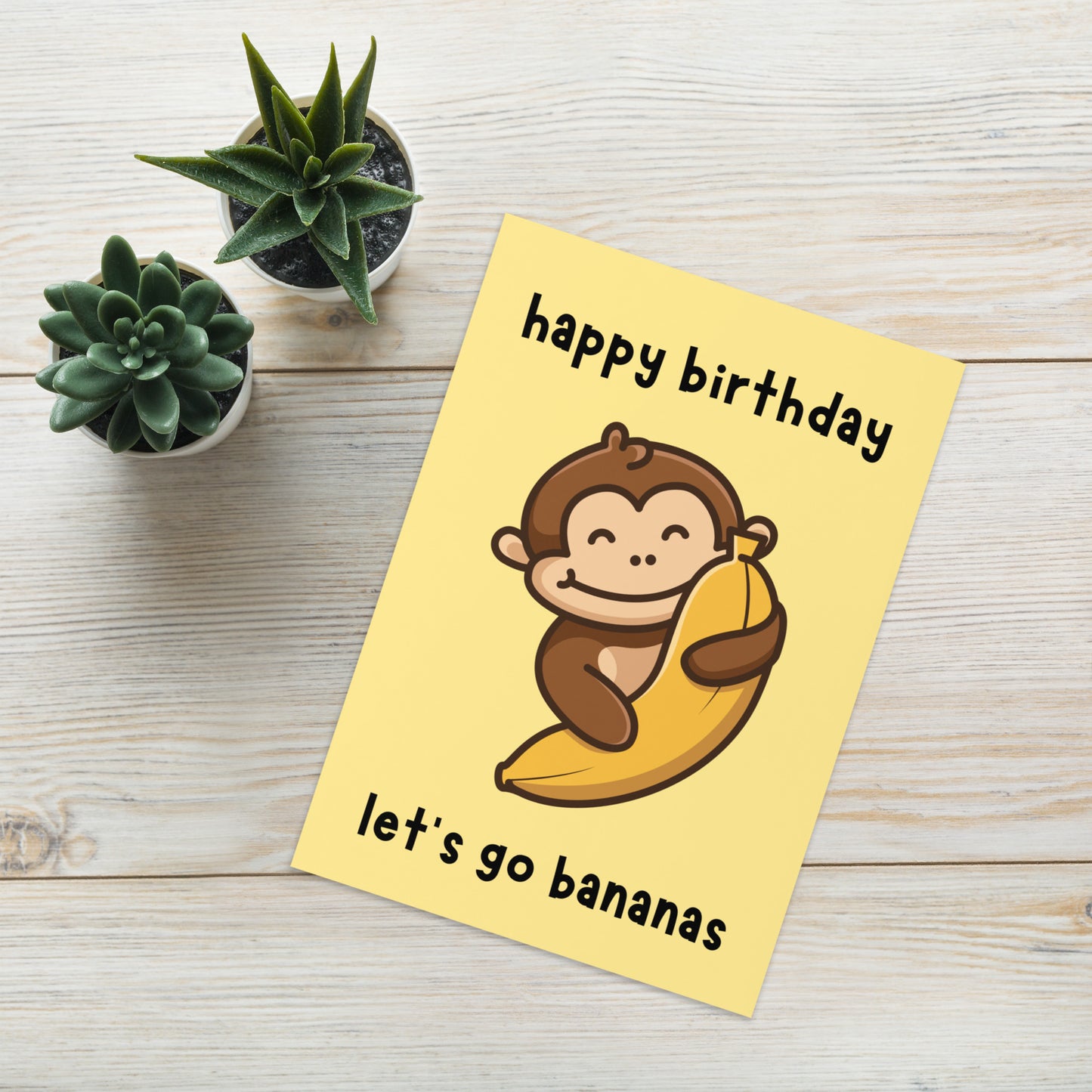 Go Bananas Birthday Card