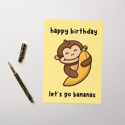 Go Bananas Birthday Card