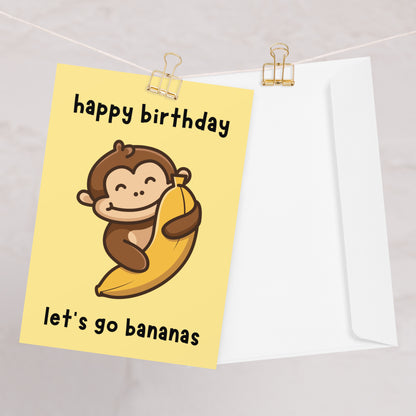 Go Bananas Birthday Card