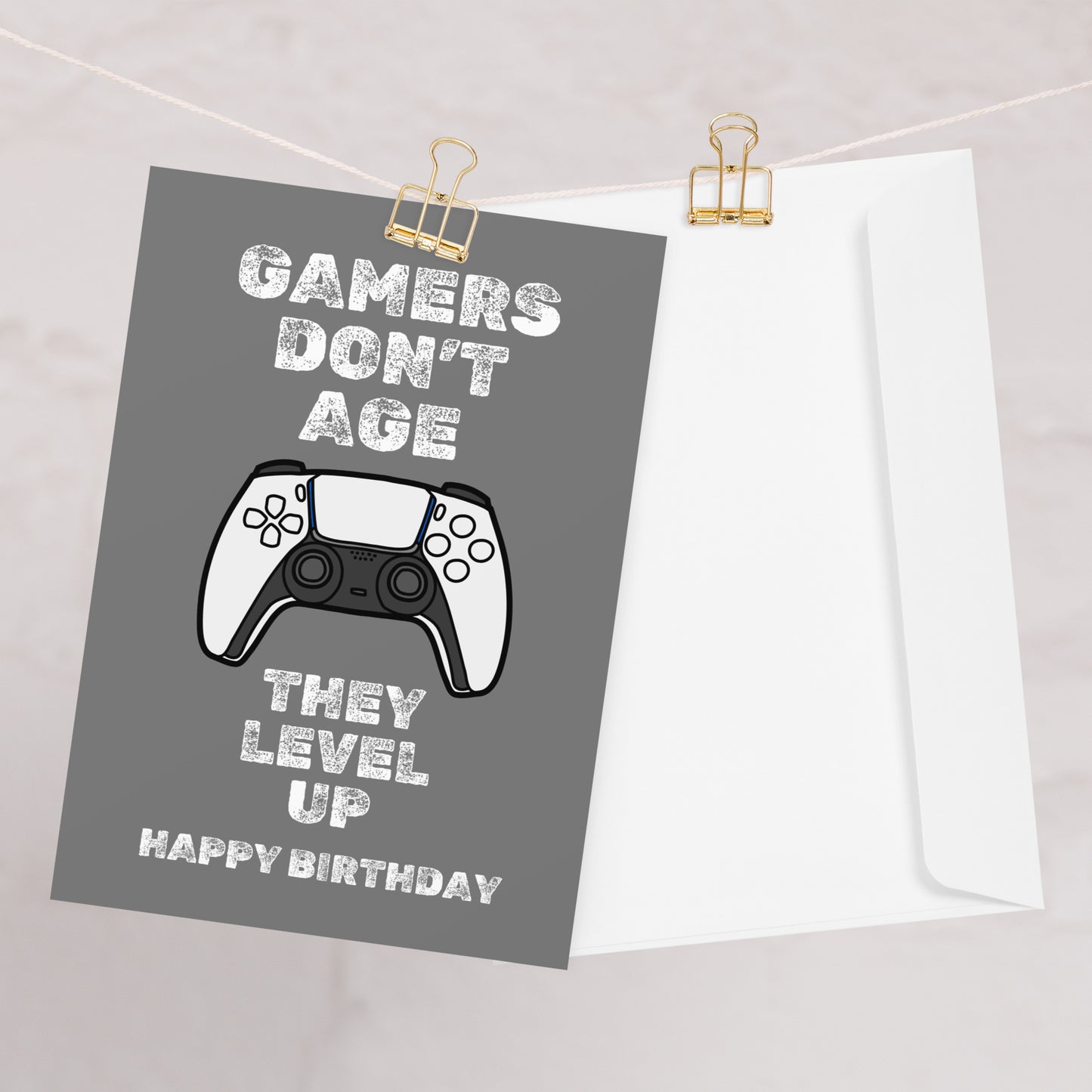 Gamers Don't Age Birthday Card