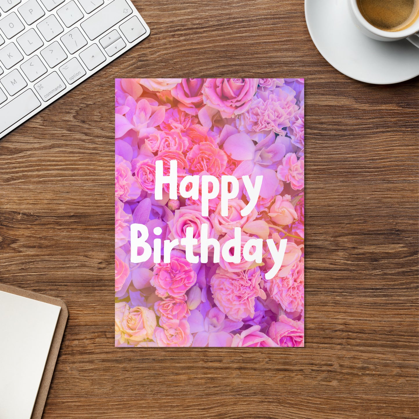 Happy Birthday Flowers Card