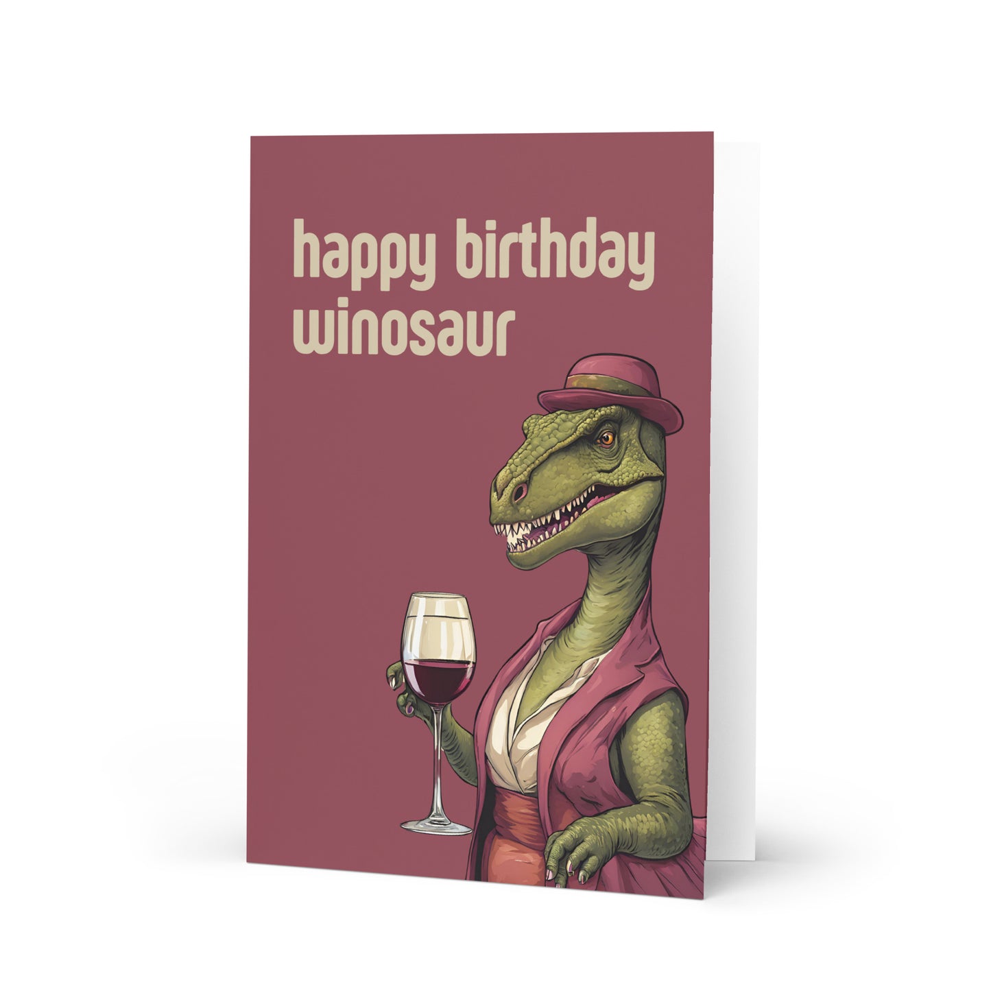 Happy Birthday Winosaur Card