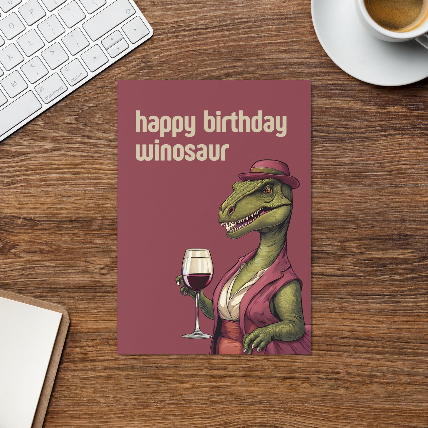 Happy Birthday Winosaur Card