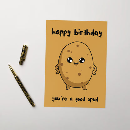 Good Spud Birthday Card