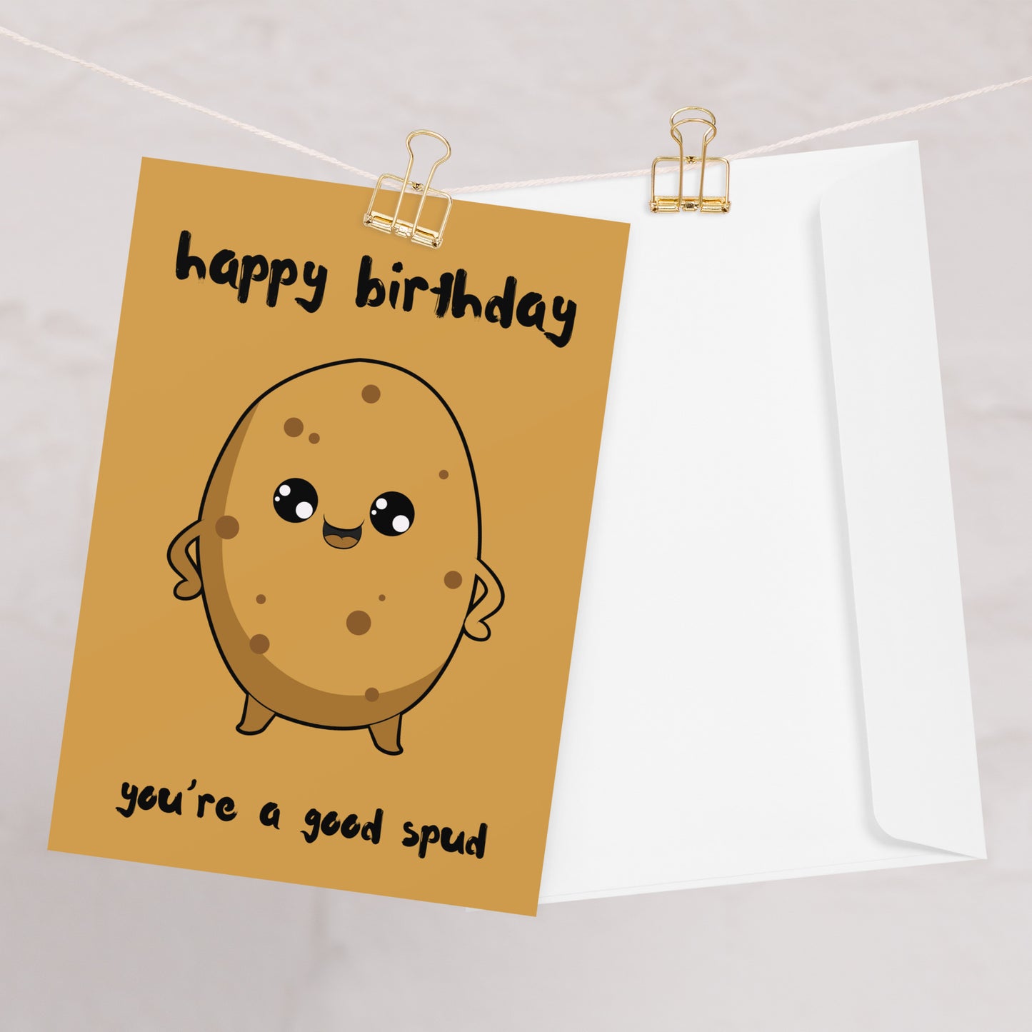 Good Spud Birthday Card