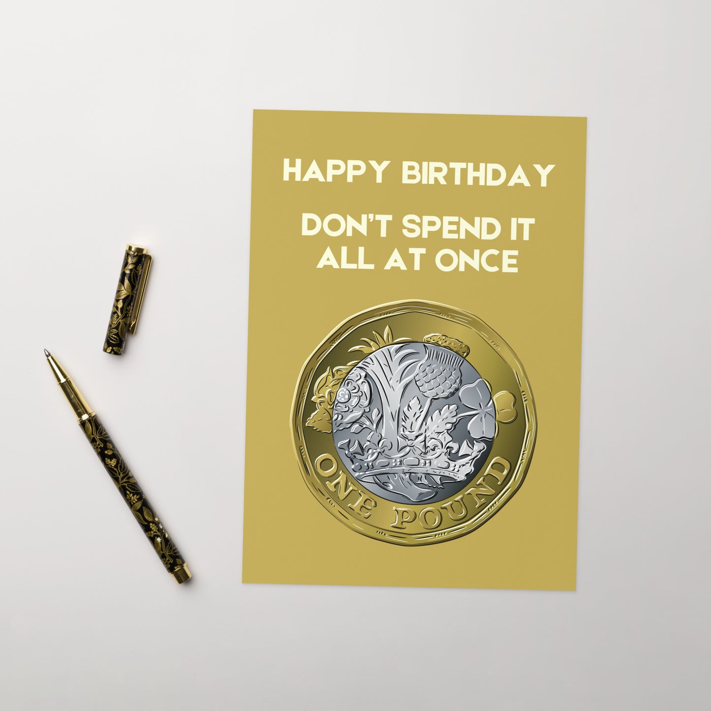 Don't Spend It All At Once Birthday Card