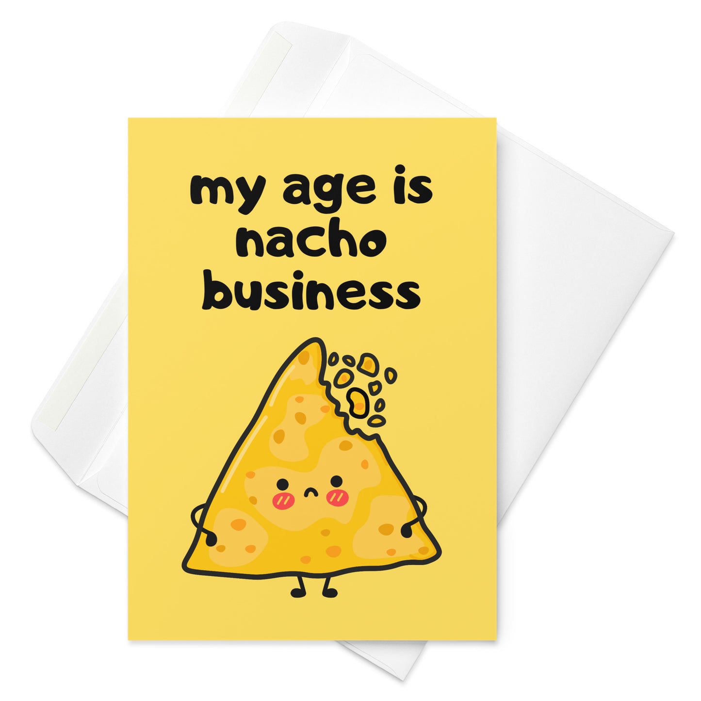 Nacho Business Birthday Crad