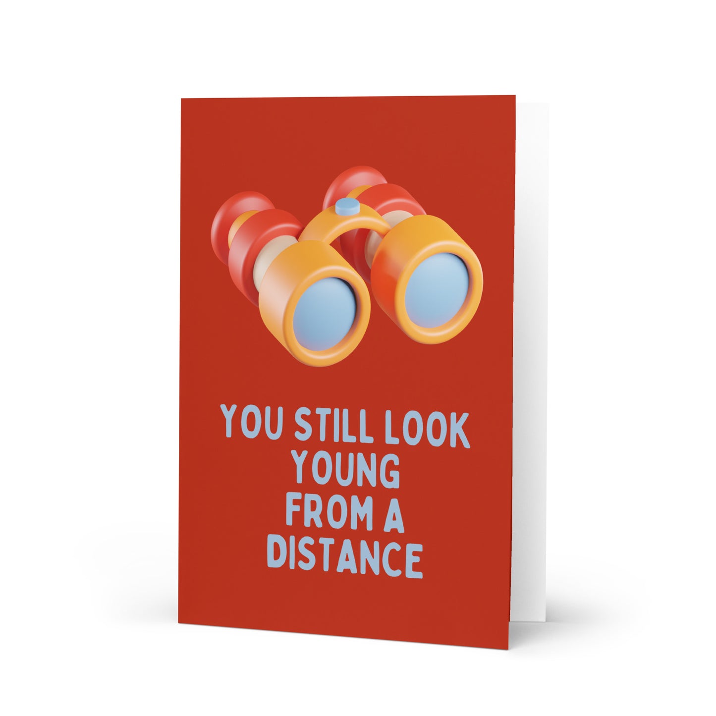 Young From A Distance Birthday Card