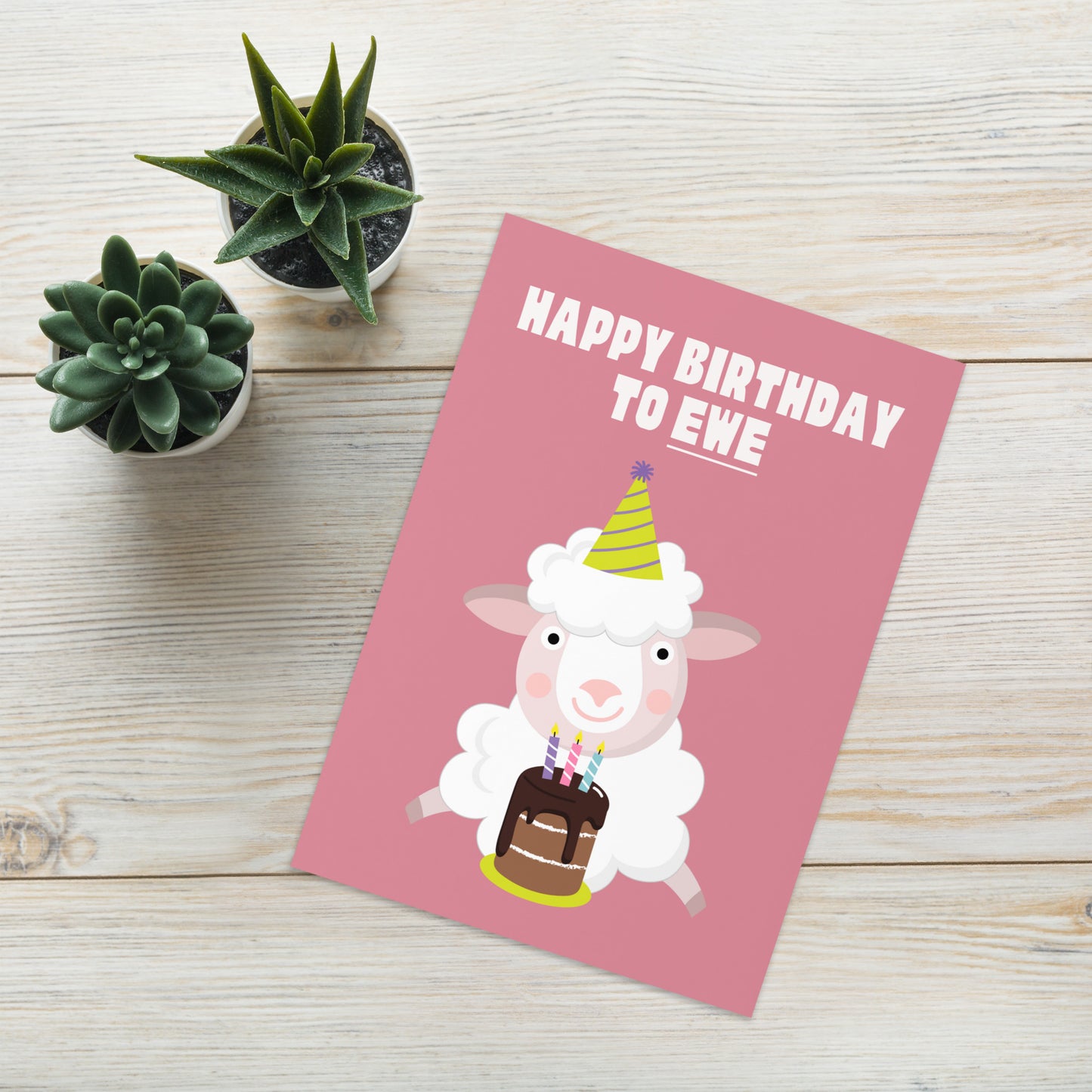 Happy Birthday To Ewe Card