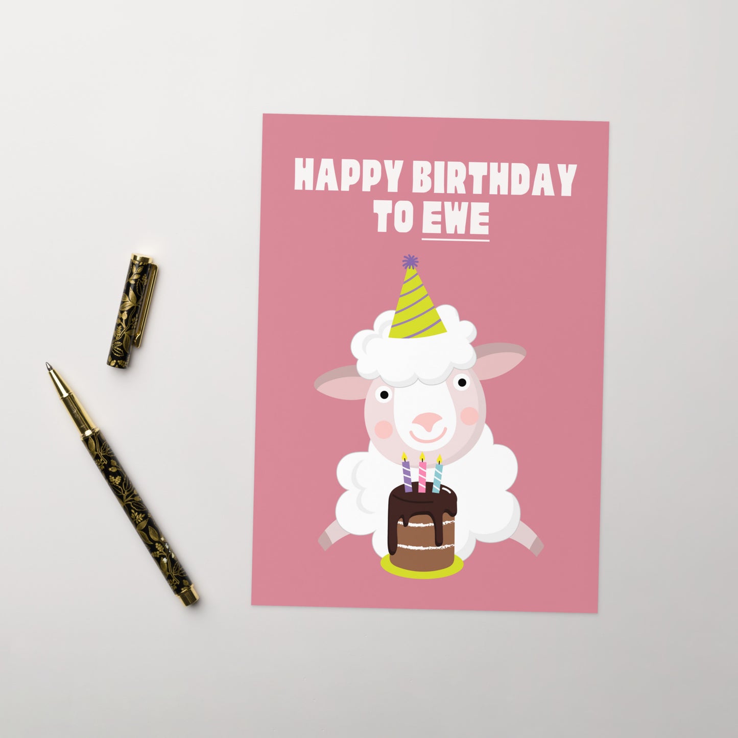 Happy Birthday To Ewe Card