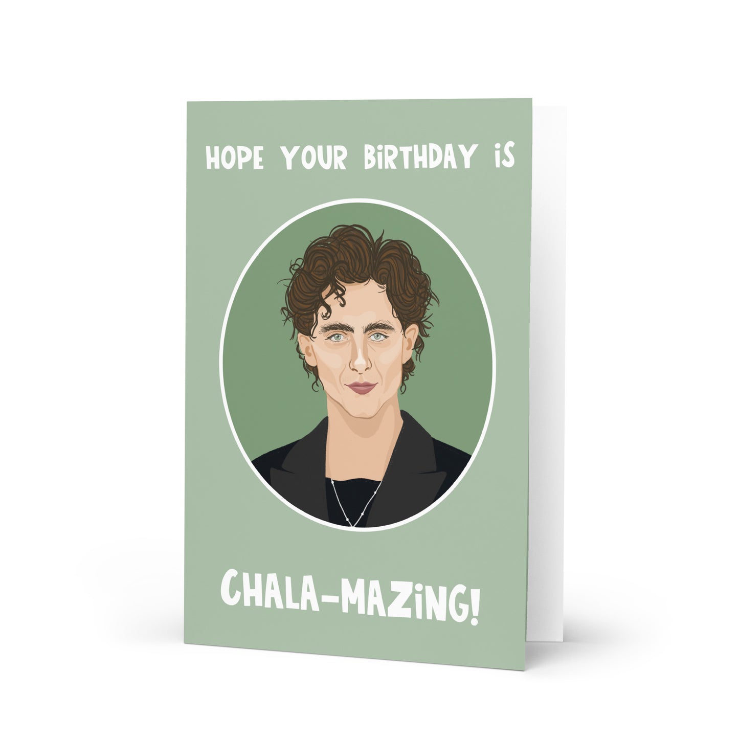 Timothee Chala-mazing Birthday Card