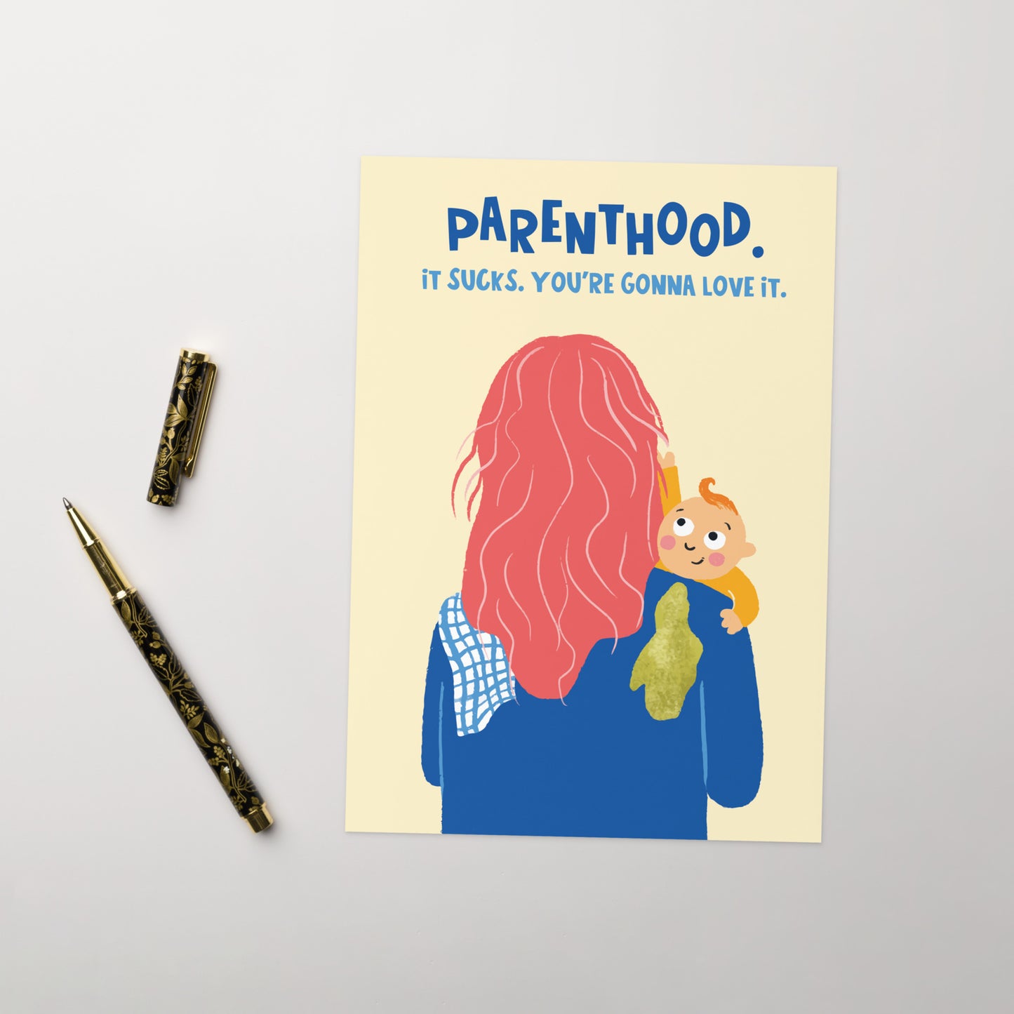 Parenthood Sucks - New Child Card