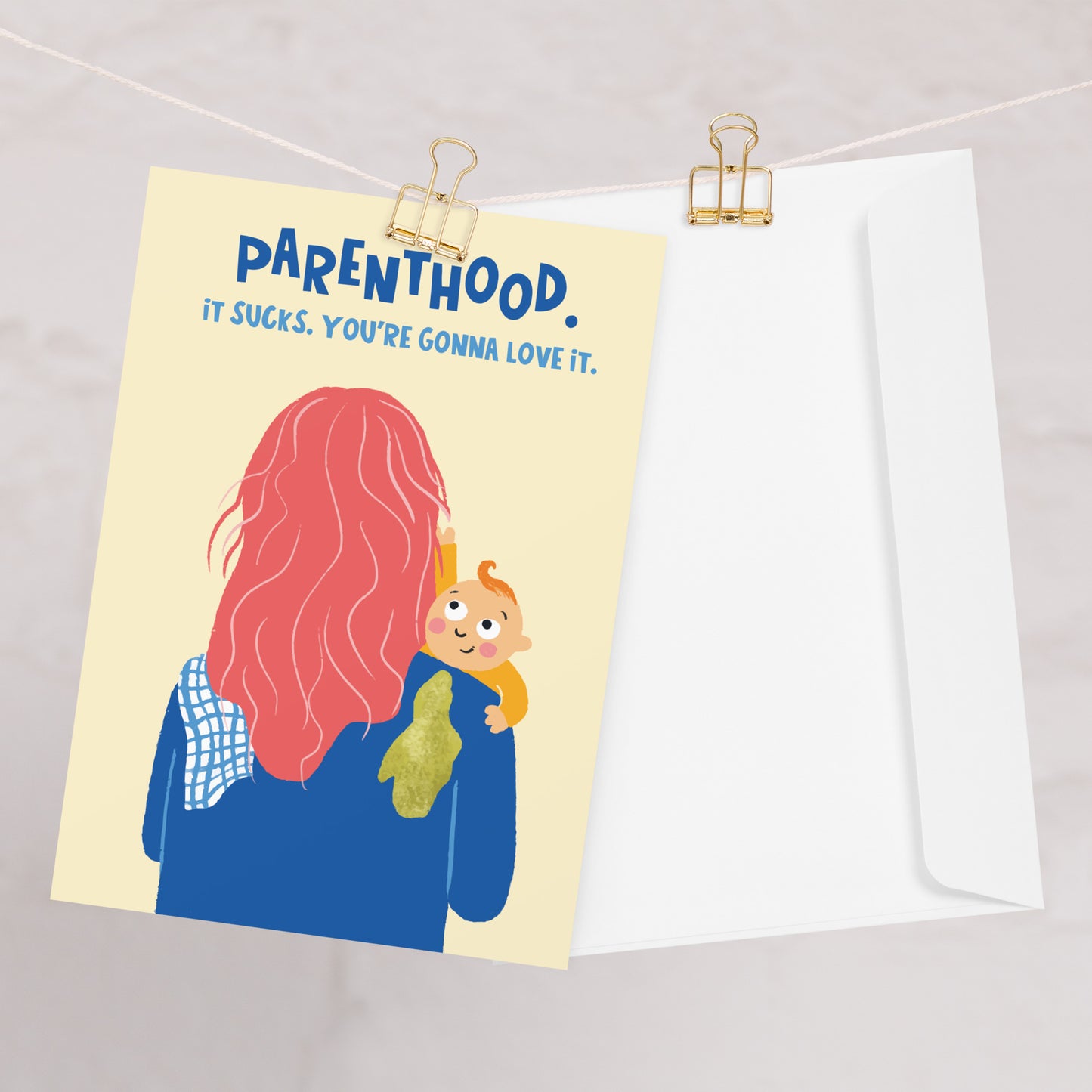 Parenthood Sucks - New Child Card