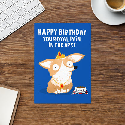 Funny Corgi Birthday Card