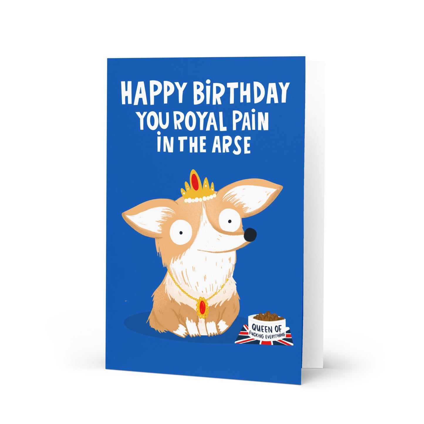 Funny Corgi Birthday Card