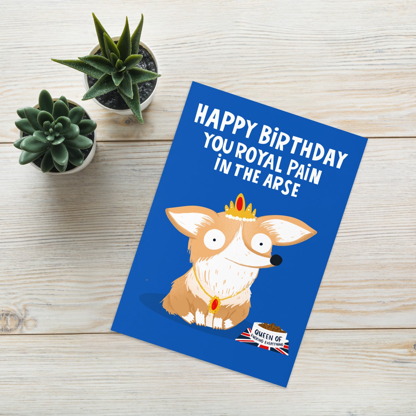 Funny Corgi Birthday Card