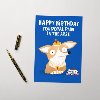 Funny Corgi Birthday Card