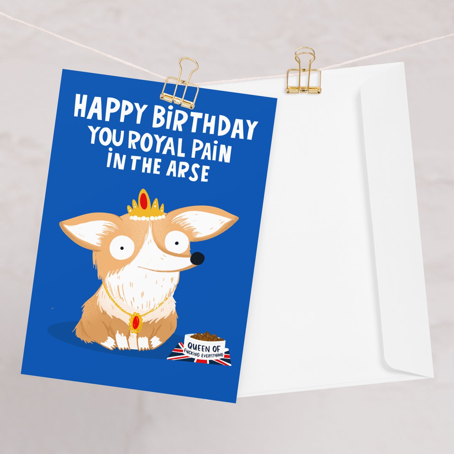 Funny Corgi Birthday Card