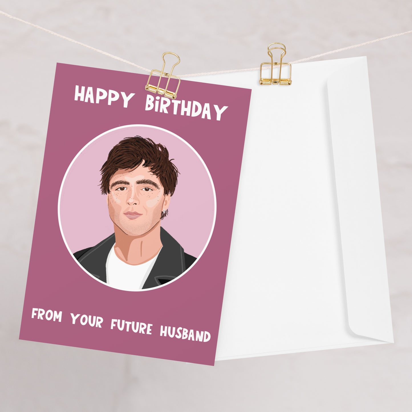 Elordi Happy Birthday Card