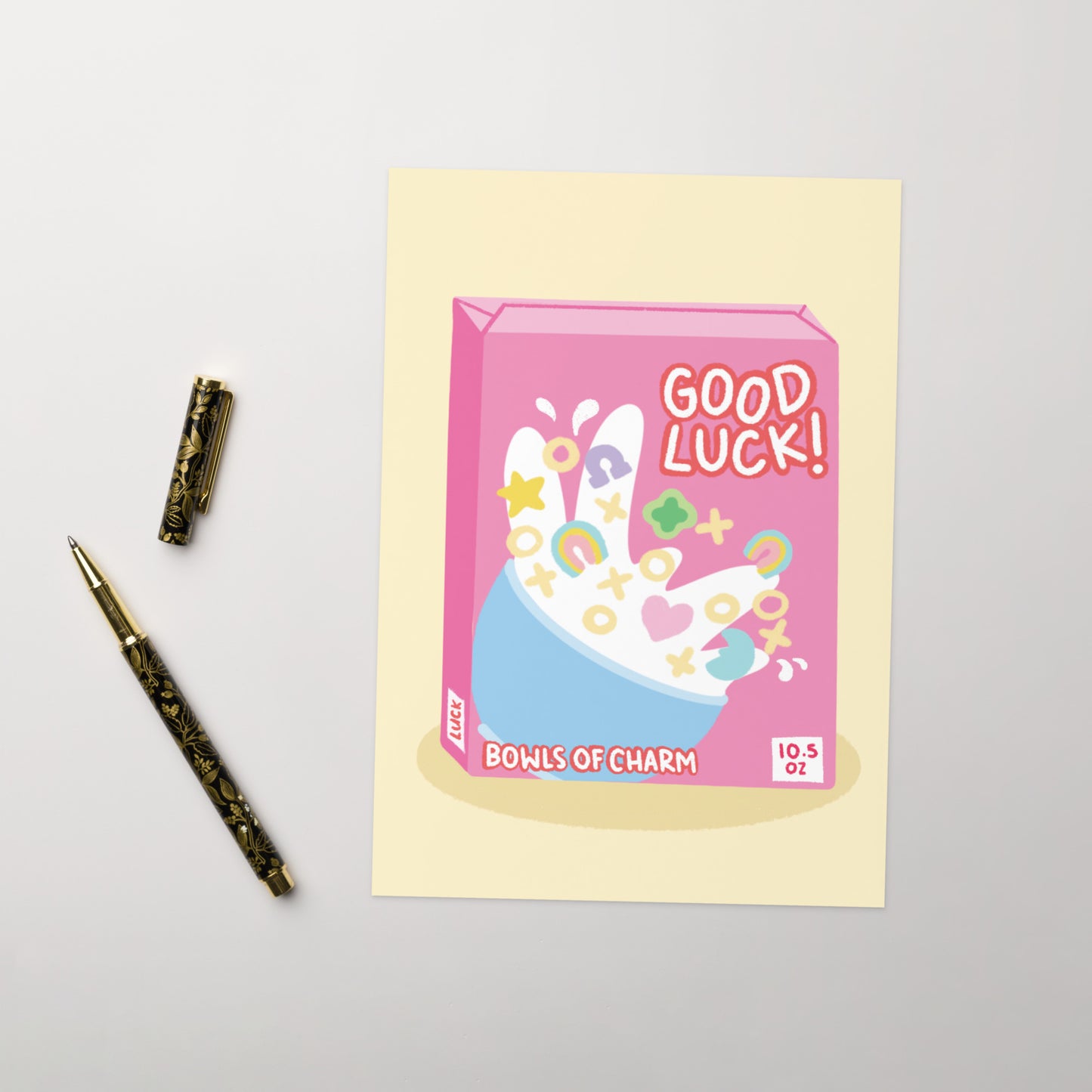 Good Luck - Bowls of Charm - Good Luck Card