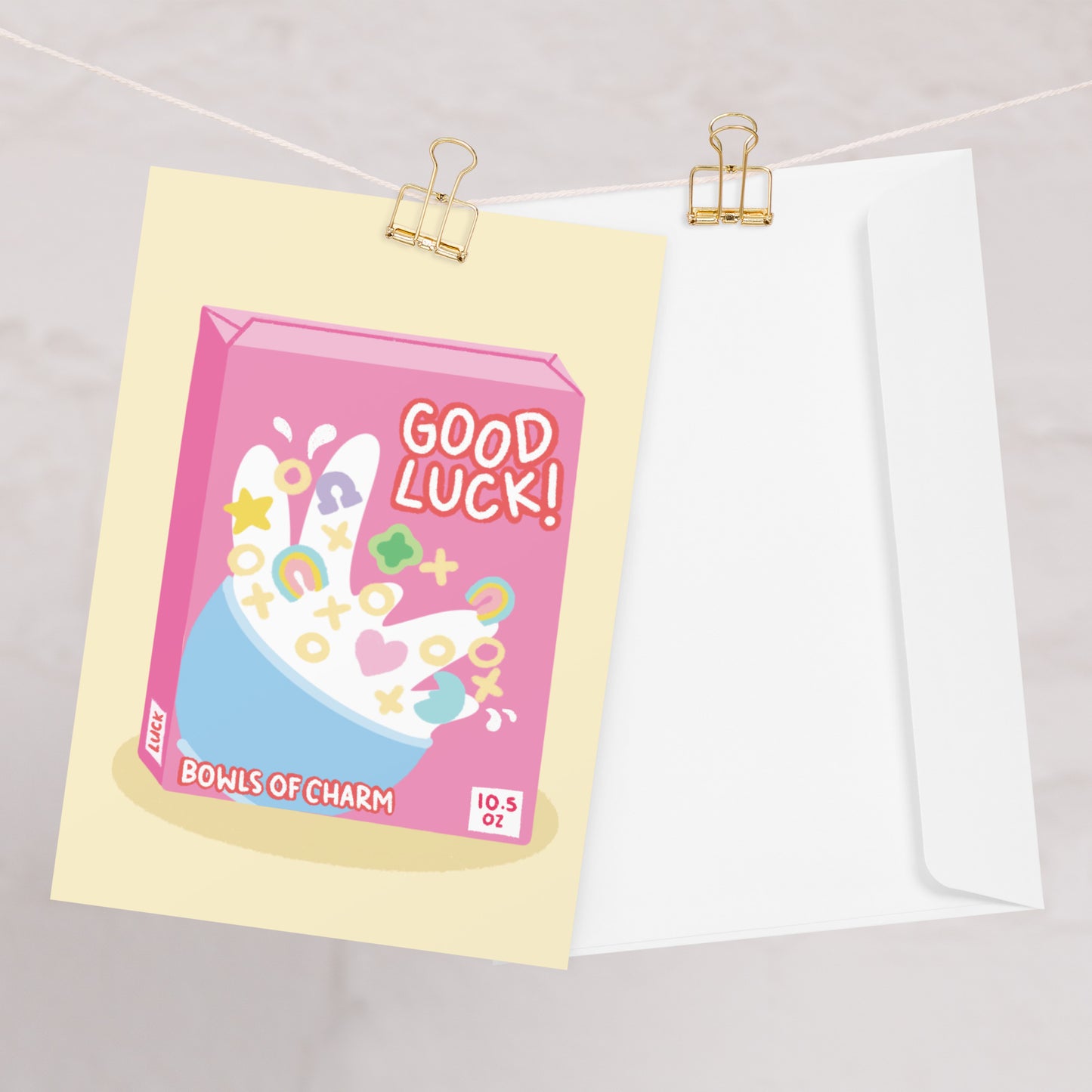 Good Luck - Bowls of Charm - Good Luck Card