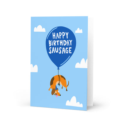 Happy Birthday Sausage Dog Birthday Card