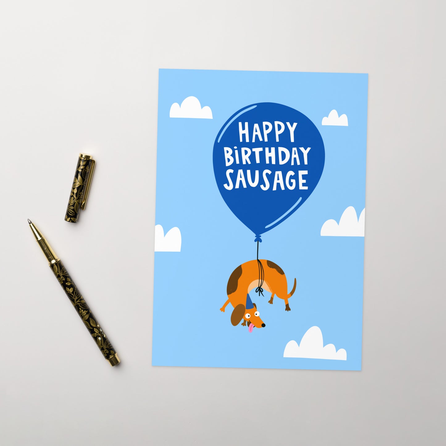 Happy Birthday Sausage Dog Birthday Card